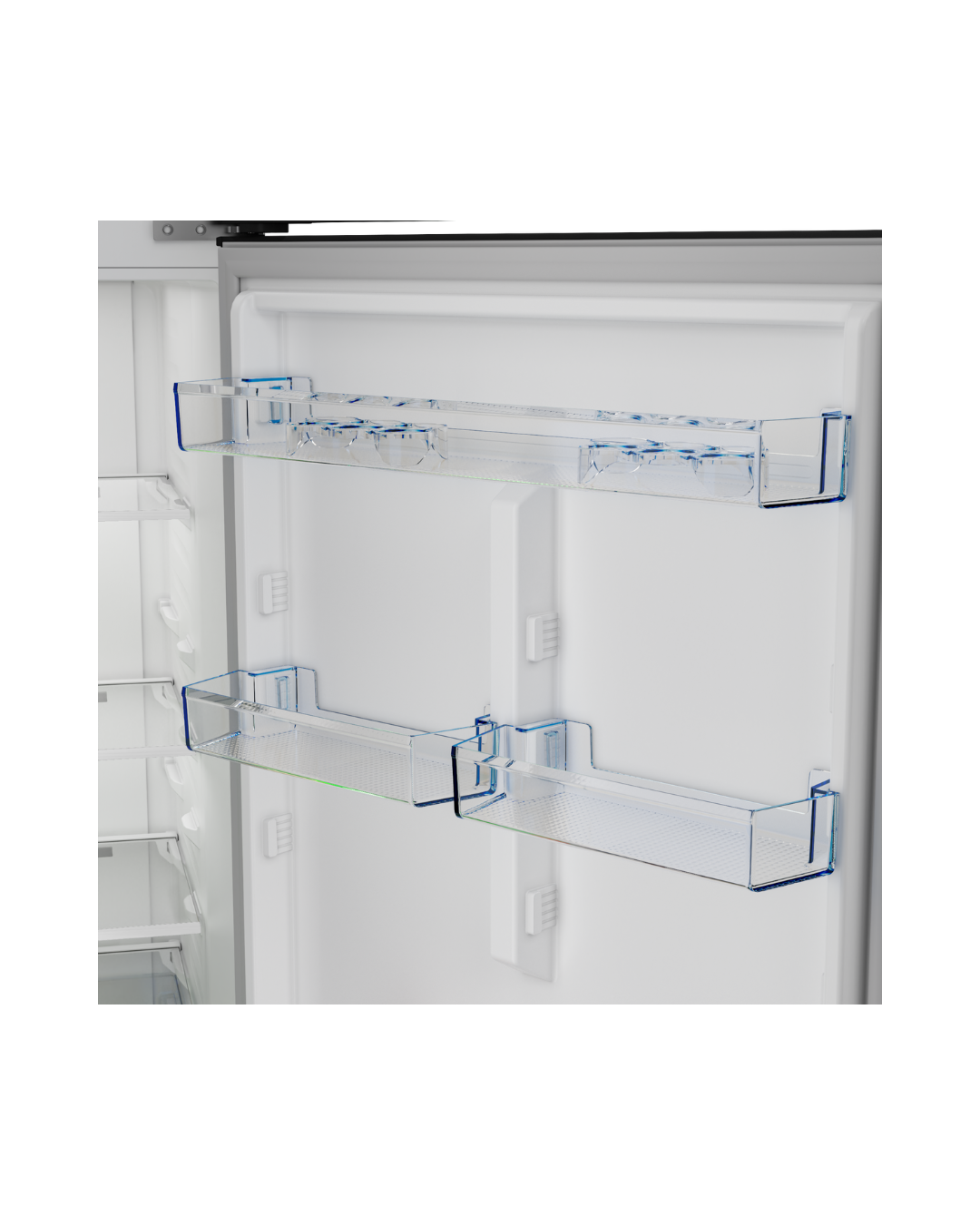 Beko RDNG455M20PB 455L No Frost Top Mount Freezer Refrigerator