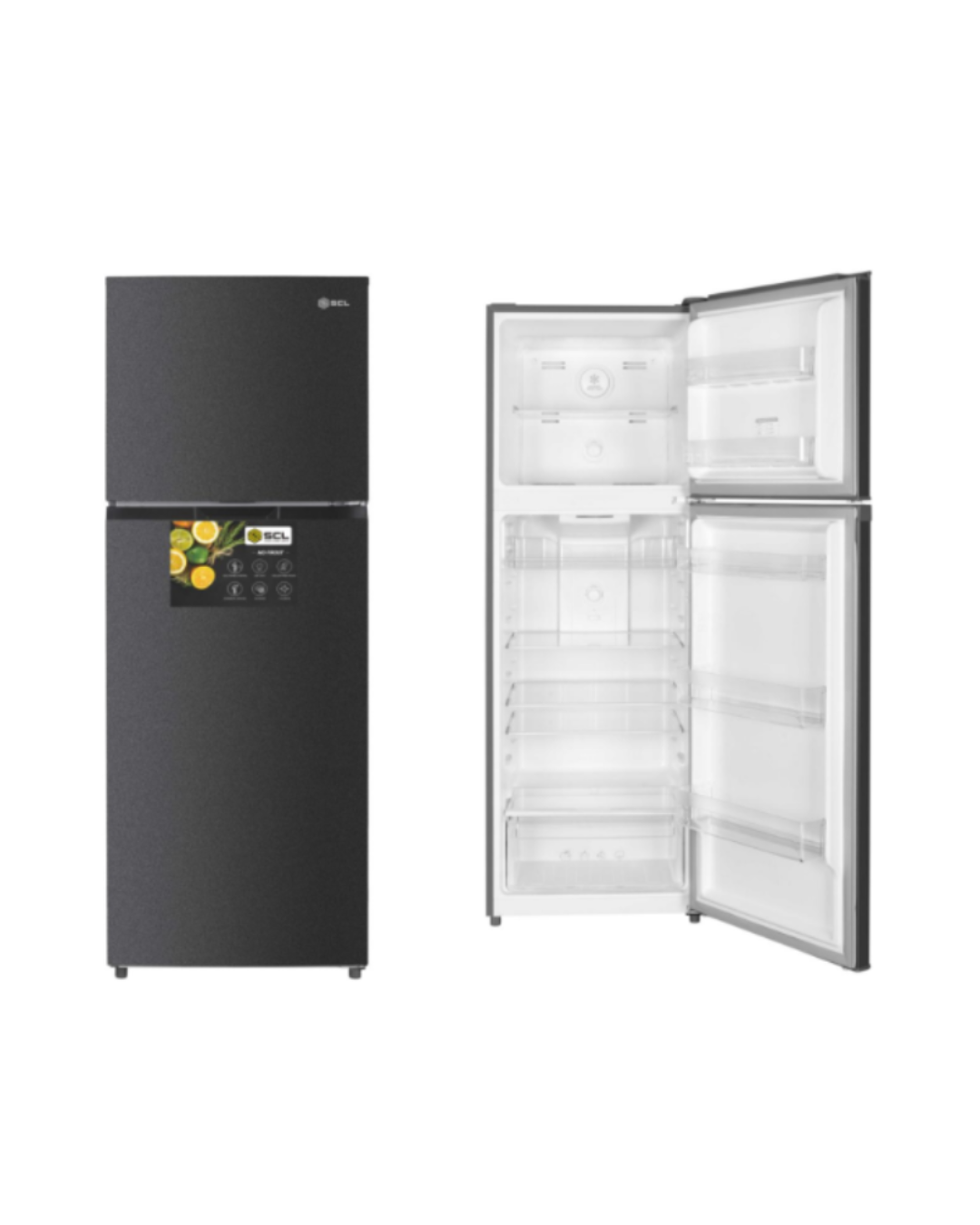 SCL-RTN334ECPG 334L No Frost Double Door Top Mount Freezer Refrigerator