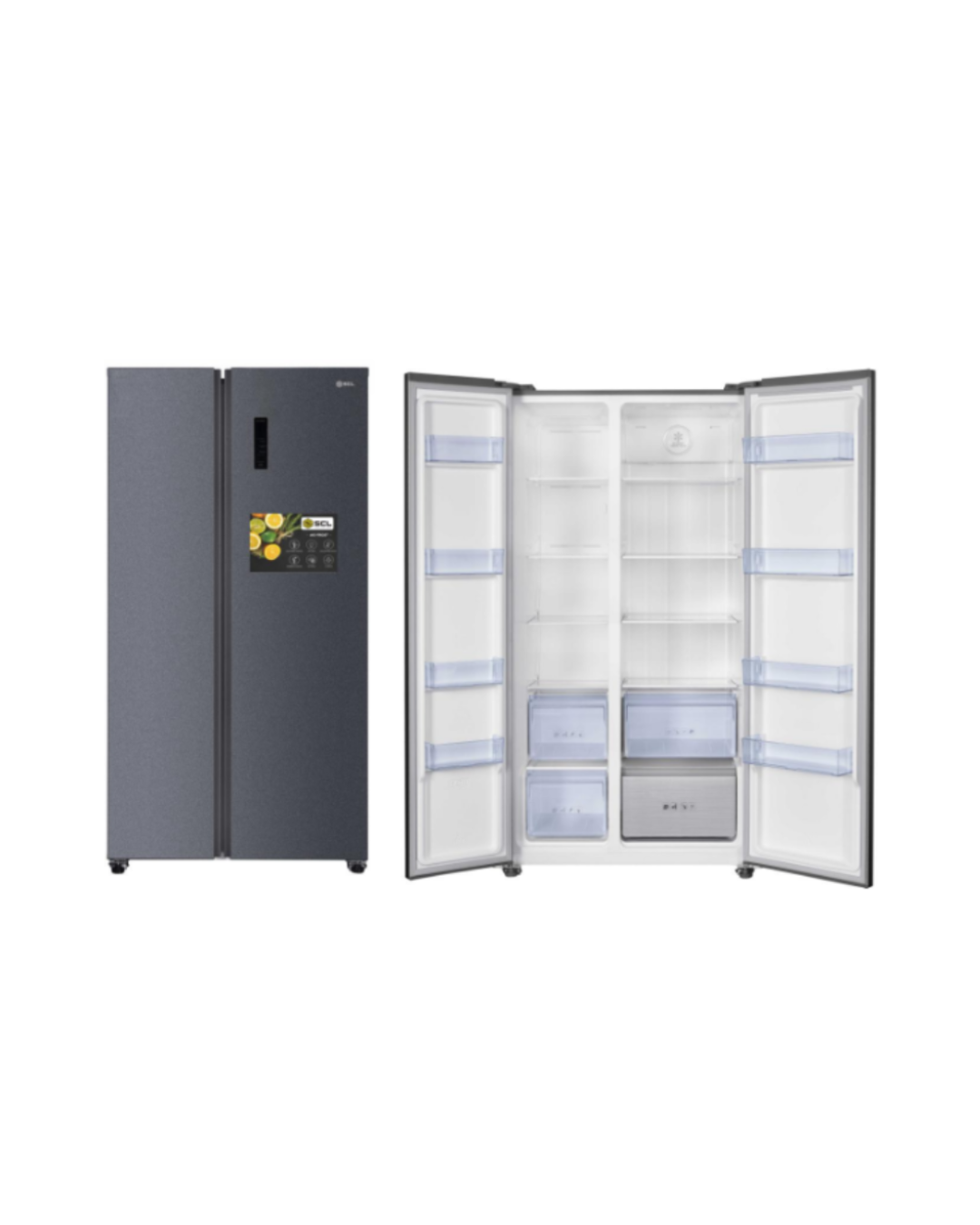 SCL-SBS595ECPG 595L No Frost Inverter Compressor Side by Side Refrigerator