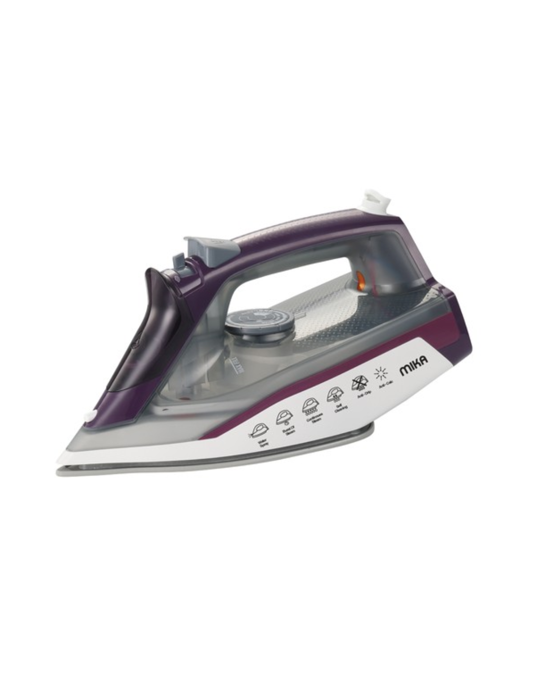 MIKA Steam Iron, Ceramic Soleplate, 2000 - 2400W