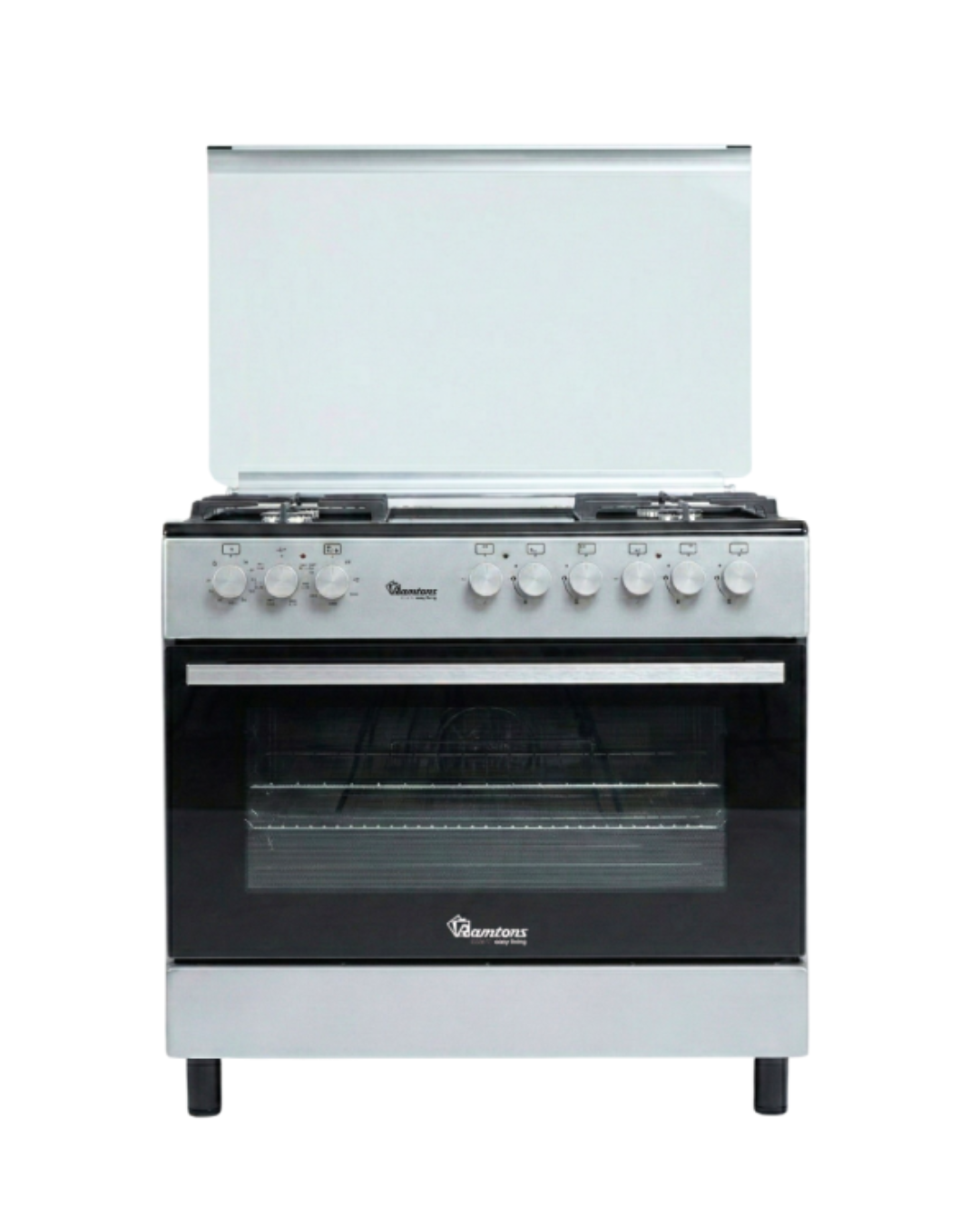 Ramtons 4GAS+2ELECTRIC 90X60 SILVER COOKER - RC/39