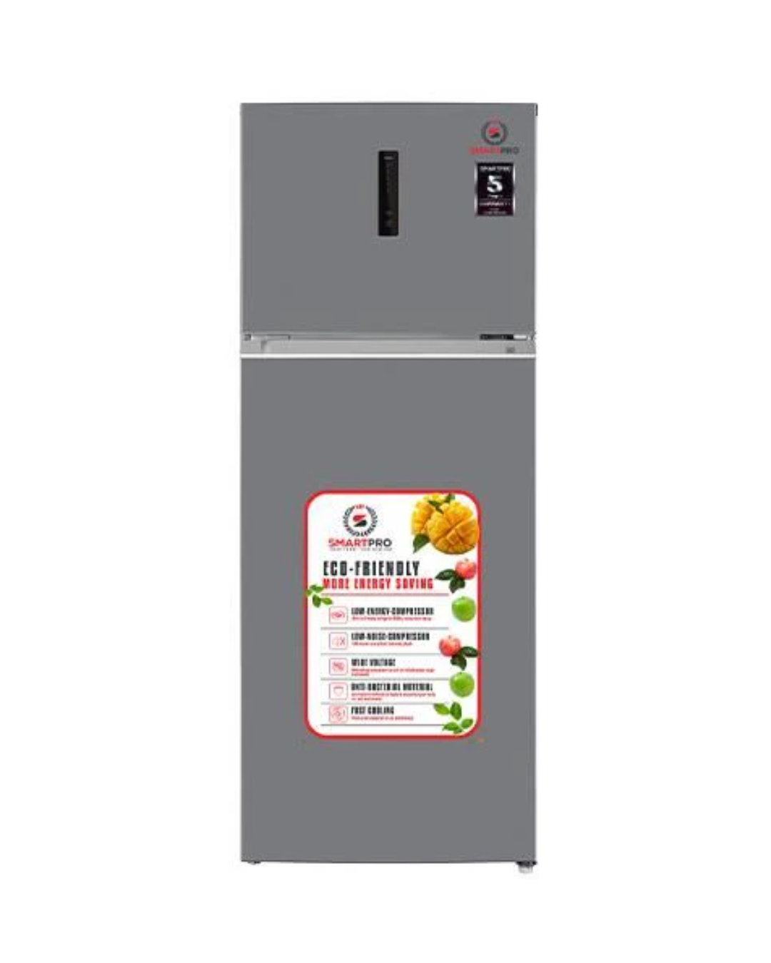 Smartpro SFR-595DT 465litres double door fridge