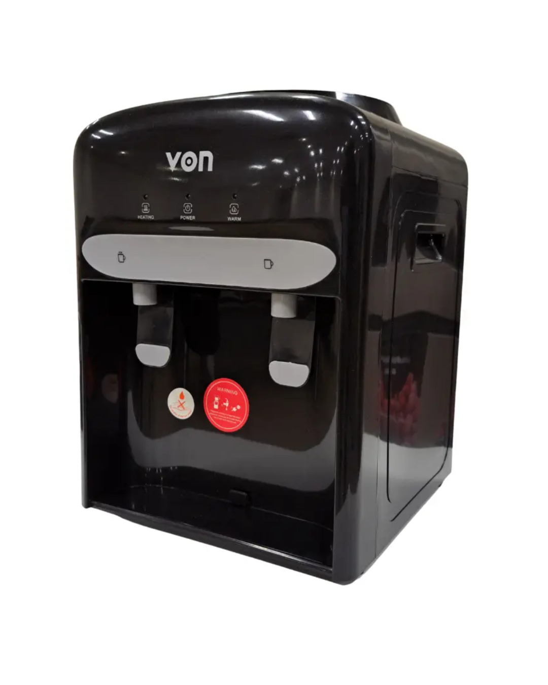 VON VDT-201NLK Hot and Normal Tabletop Water Dispenser