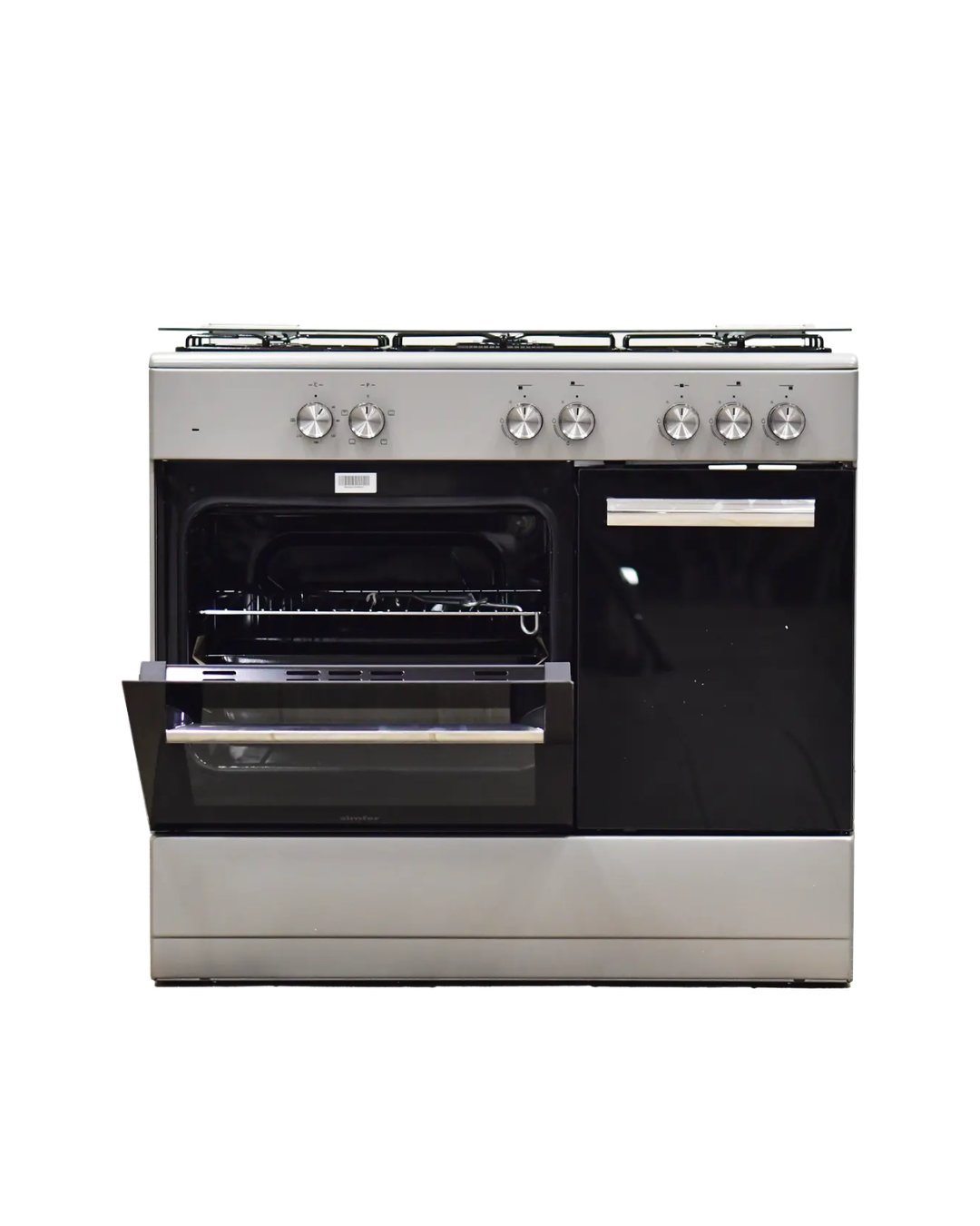 SIMFER 5 Gas cooker 90X60 – Silver(FB9504SEGR)