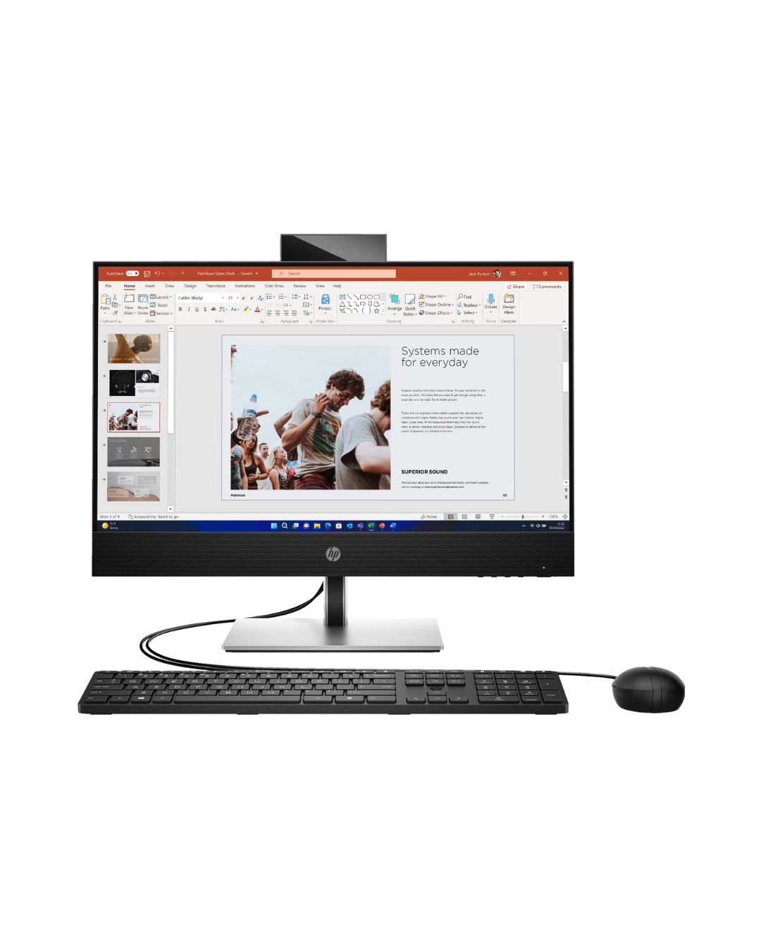 HP ProOne 440 G9 Core i7 14th Gen 8GB RAM 512GB SSD 24-inch FHD All-in-One PC