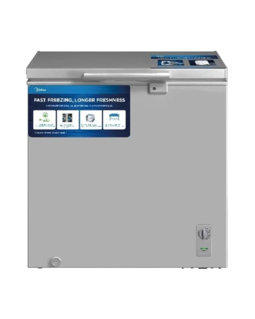 Midea MDRC362FZG43D 198L D+ Cooling Chest Freezer