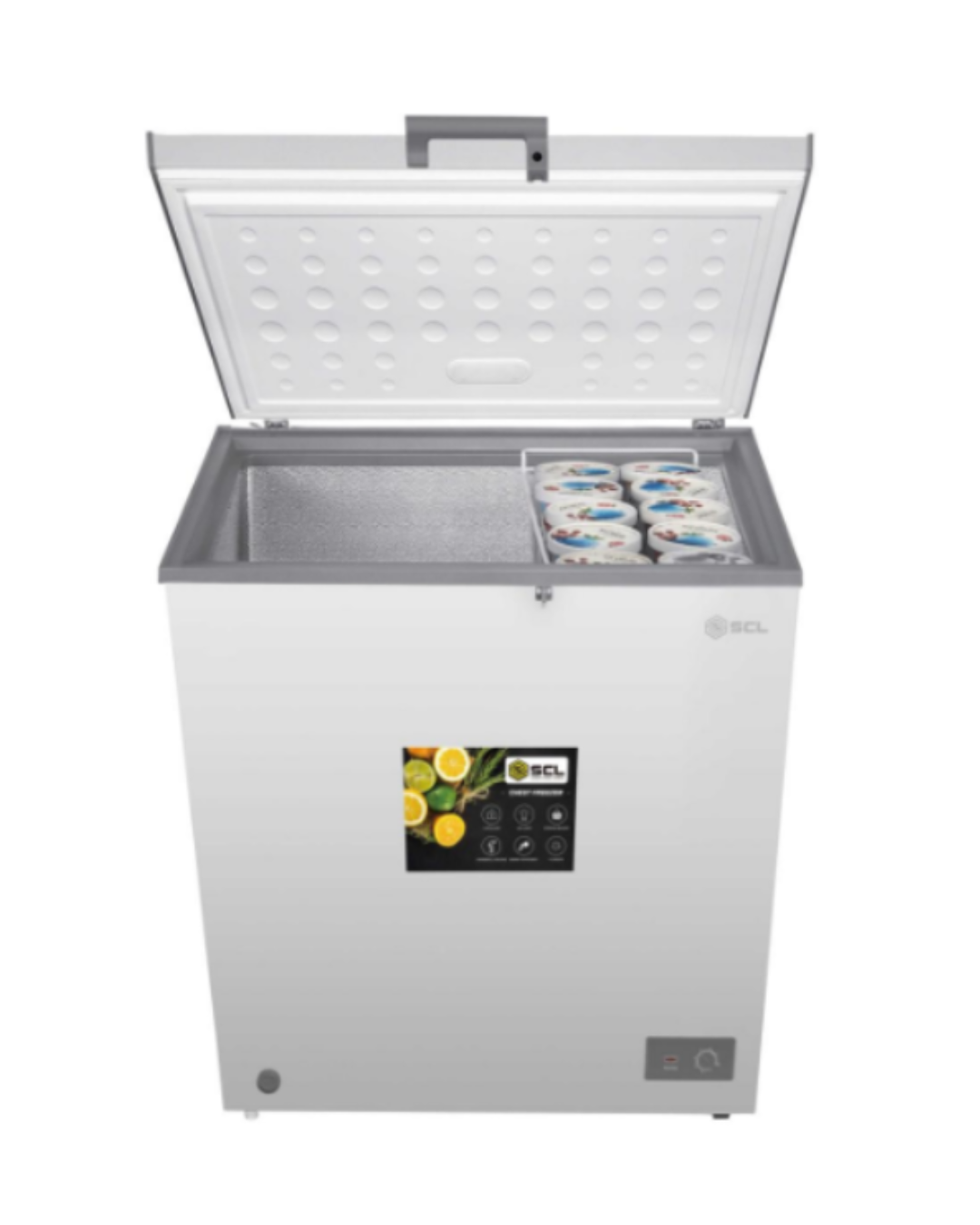 SCL-CFD150G 142L Defrost Hermetic Compressor Chest Freezer