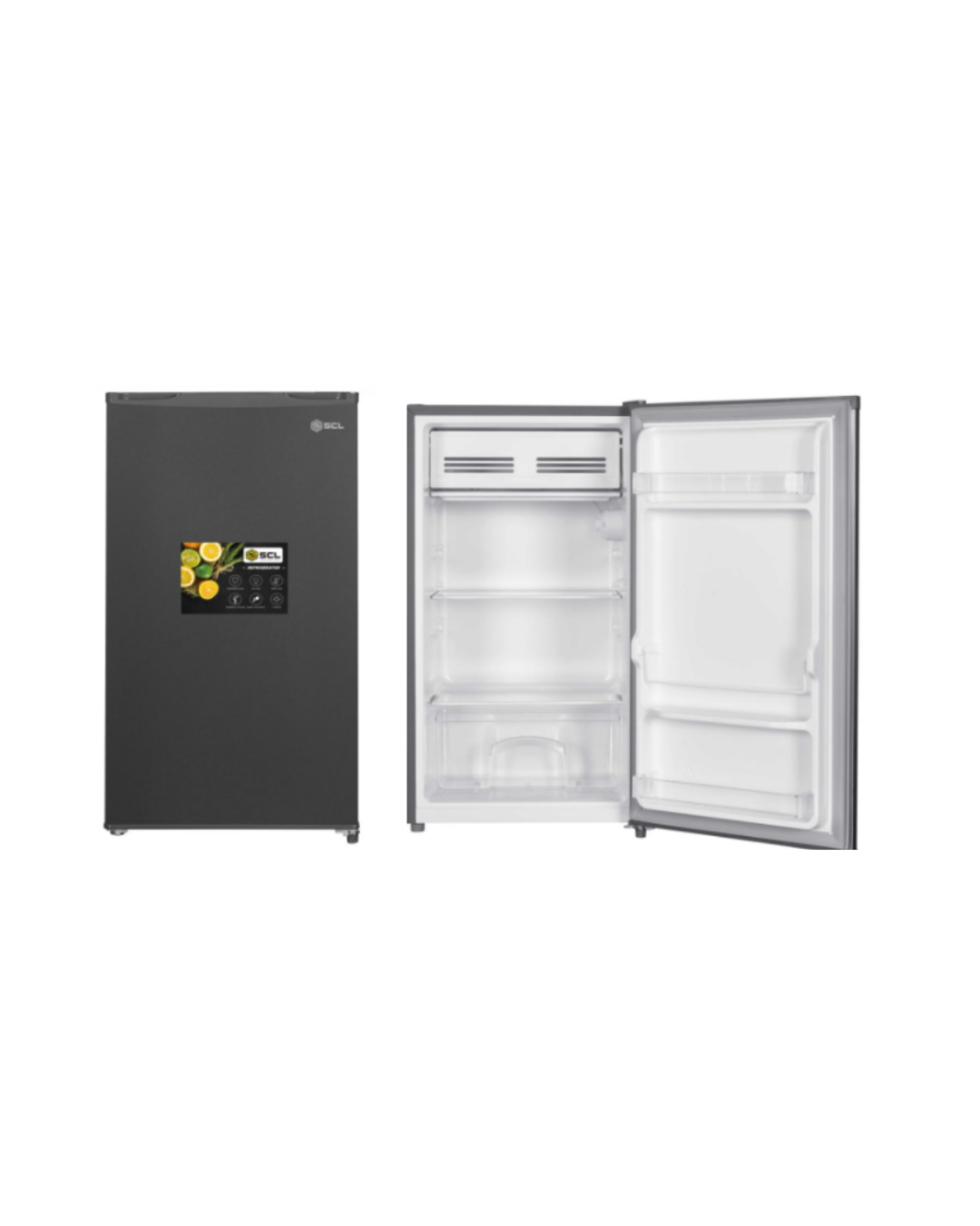 SCL-RSD90PG 90L Defrost Single Door Fridge