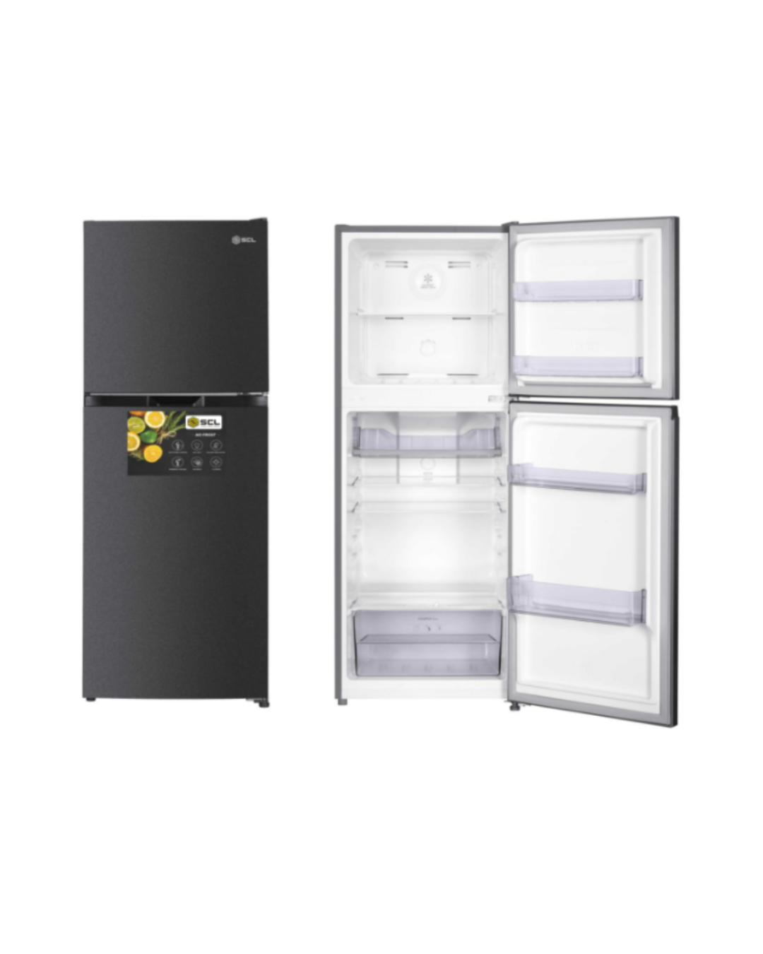 SCL-RTN197ECPG 197L Defrost Double Door Top Mount Freezer Refrigerator