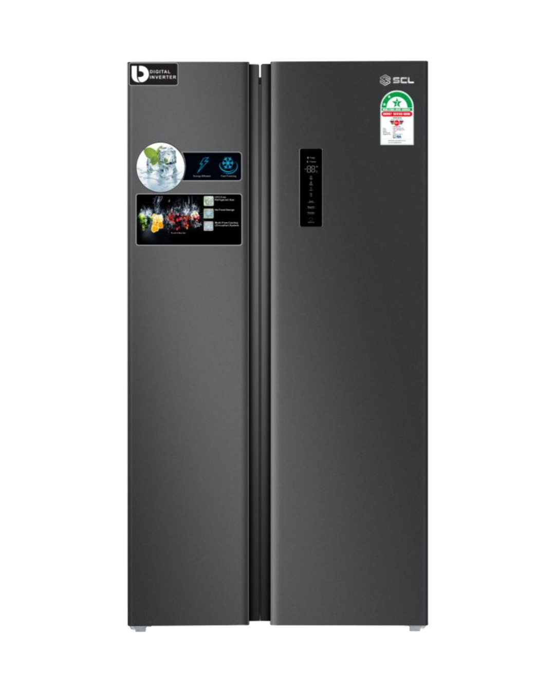 SCL-SBS520ECDS 505L No Frost Digital Inverter Side by Side Refrigerator